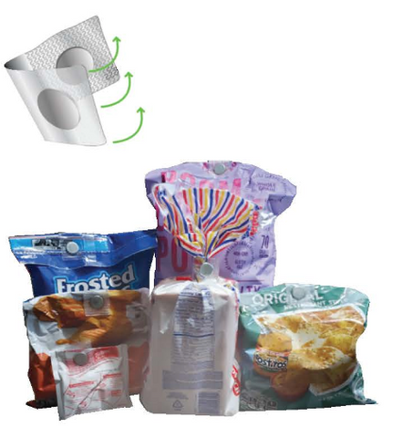 Clip magnetiche e sigillanti Tlaks - Clip per sacchetti per alimenti o oggetti - Perfette per un sigillo, clip per cibo, arredamento o ufficio, cucina, organizzazione della casa