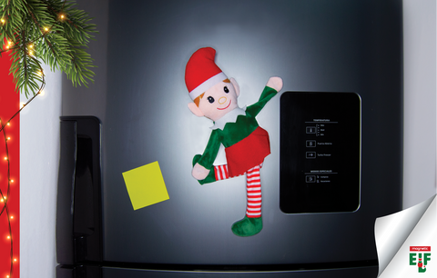 Noelle the Magnetic Elf – A New Christmas Tradition – Elf Pixies on a Shelf – Geeignet für Weihnachtsdekorationen/-geschenke