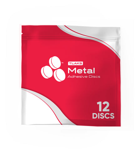 Metal Adhesive Discs - Super Strong Discs with Double-Sided Adhesive, Fridge, DIY, Building, Scientific, Craft, and Office (12 pcs)